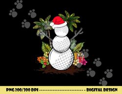 golf christmas in july summer snowman golfer party hawaii png, sublimation copy