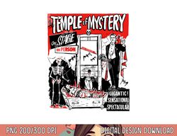 classic halloween temple of mystery vintage horror show  png,sublimation copy