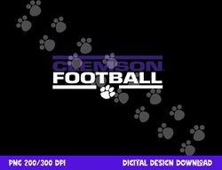 clemson tigers football tackle orange officially licensed png, sublimation copy