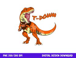 cleveland dinosaur tyrannosaurus rex football touchdown kids png, sublimation copy
