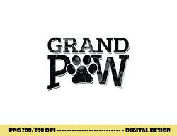 grandpaw dog grandpa shirts grand paw gifts men dad father  png, sublimation copy