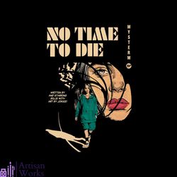 billie eilish no time to die song png sublimation download