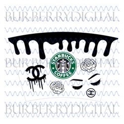gucci full wrap for starbucks cup svg, trending svg, gucci starbucks cup, gucci starbucks svg, starbucks wrap svg, gucci