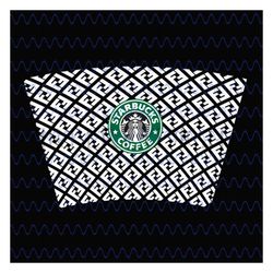 fendi starbucks cup svg, trending svg, fendi starbucks cup, fendi starbucks svg, starbucks wrap svg, fendi wrap svg, sta