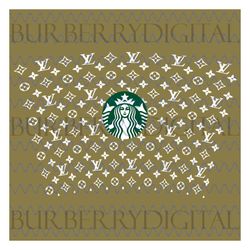louis vuitton full wrap for starbucks cup svg, trending svg, lv starbucks cup, lv starbucks svg, starbucks wrap svg