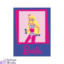 funny fitness barbie svg vintage barbie girl svg cricut file