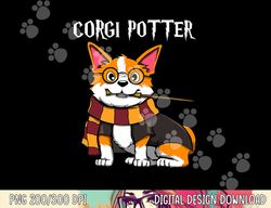 corgi potter - gift for corgi lovers - funny pawter dog  png, sublimation copy