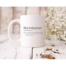 name meaning mug, custom name definition mug, name meaning gift, funny husband mug, funny wife mug, personalize name mug