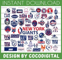 54 files new york giants, new york giants svg, new york giants clipart, new york giants cricut, nfl teams svg, football