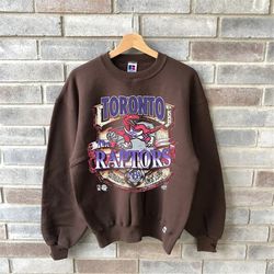 vintage 90s toronto raptors crewneck sweatshirt