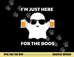 halloween costumes i m just here for the boos beer png, sublimation copy