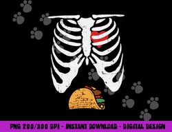 halloween dad skeleton taco belly funny pregnancy couple men png, sublimation copy