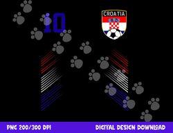croatia soccer croatian football retro 10 jersey png, sublimation copy