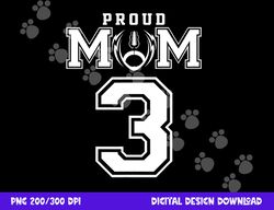 custom proud football mom number 3 personalized for women png, sublimation copy