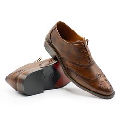 crafted formals brown shoes