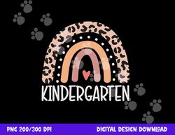 cute leopard cheetah print rainbow kindergarten teacher  copy