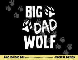 halloween shirt dad men funny costume daddy big dad wolf  png,sublimation copy