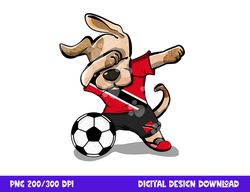 dabbing dog trinidad and tobago soccer jersey football lover png, sublimation copy
