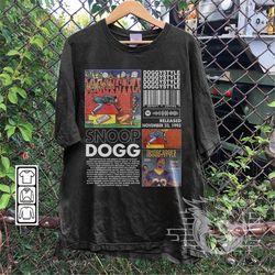 Snoop Dogg Shirt, Doggystyle Album 90s Y2K Merch Vintage Rapper Hiphop Sweatshirt, Snoop Dogg Retro Unisex Gift Bootleg