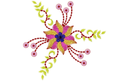 flower embroidery designs: elevate your creations with delicate beauty flower embroidery embroidery design