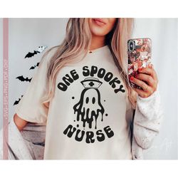 one spooky nurse svg png, halloween nurse svg cut file for cricut, shirt design, best nurse ever svg, favorite nurse svg