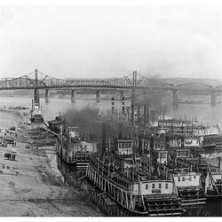 cincinnati steamboat photo print, ohio river photo, ohio steamboats, paddle boat print, vintage paddle wheel photo, rive