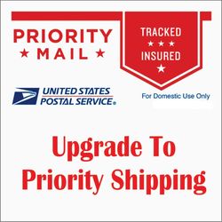 purchase upgrade to priority mail shipping for domestic only for items over 24'