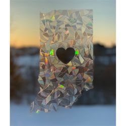 prism rainbow maker window sticker film crystal rainbow maker feng shui spirit cleansing window cling indiana state home