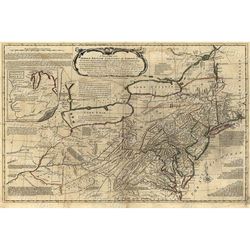 new england map 1771 antique wall map of new england the middle british colonies in america old style fine art print