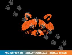 halloween trash panda bandit raccoon pumpkin jackolantern  png,sublimation copy