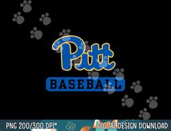 pittsburgh panthers baseball logo officially licensed png, sublimation