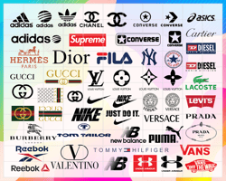 bundle logo fashion brand svg, luxury logo svg, brand logo svg, png, eps, dxf