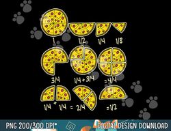 pizza salami cheese quick math fractions math teachers  png, sublimation copy