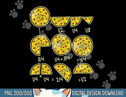 pizza salami cheese quick math fractions math teachers  png, sublimation copy