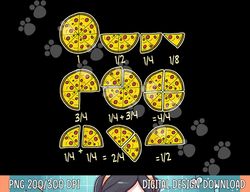 pizza salami cheese quick math fractions math teachers  png, sublimation copy