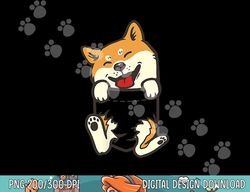 Pocket Shiba Inu Feet Cute Doge Akita Dog Lover Owner Gift undefined Png, Sublimation Copy