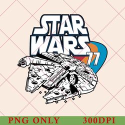 star wars 1977 png, star wars png, xwing png, disney star wars png, disney png, star wars gift, retro star war png