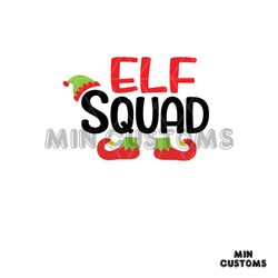 elf squad christmas svg, christmas svg, elf squad svg, elf hat svg