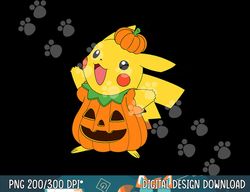 pokemon halloween pikachu pumpkin costume png, sublimation copy