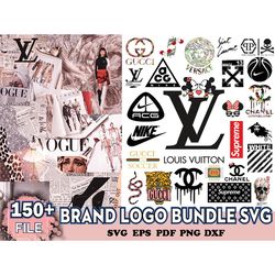 fashion brands logo bundle, luxury brands logo svg , gucci svg, louis vuitton svg , balenciaga symbol, gucci logo