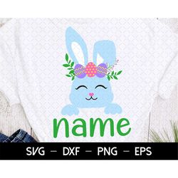 easter eggs, bunny egg svg, easter svg, cute bunny face svg dxf eps, girl easter svg, bunny with flowers svg, rabbit cli
