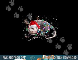 possum christmas lights santa reindeer possum lover gifts  png, sublimation