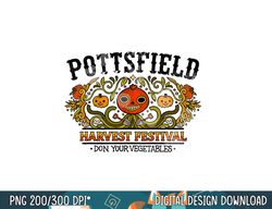 pottsfield harvest festival dark spooky pumpkin halloween png, sublimation copy