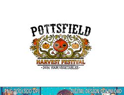 Pottsfield Harvest Festival Dark Spooky Pumpkin Halloween png, sublimation copy