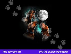 dachshund howling at the moon, wiener dog, funny dachshund  png, sublimation copy
