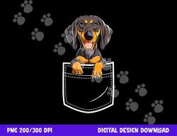 dachshund in your front pocket t shirt dog puppy gifts women copy