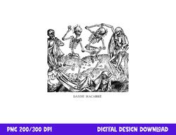 dance of death danse macabre skeleton skull halloween png, sublimation copy