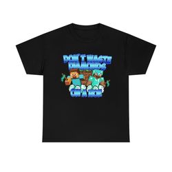 never waste diamonds on a hoe funny meme t-shirt