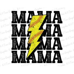 softball mama png, softball mom png, baseball bolt png, softball png, mama lightning bolt png, softball shirt png, game