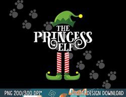 princess cute elf matching family group christmas party  png, sublimation